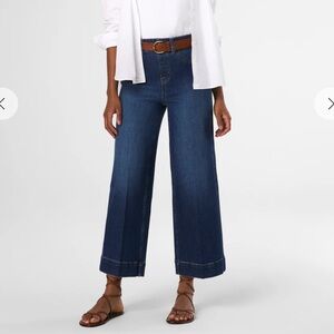 SPANX Cropped Wide Leg Jeans Size Large NWT